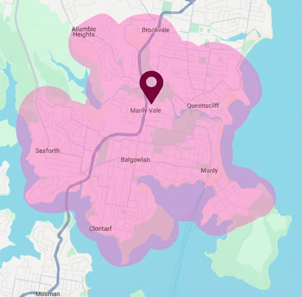 Manly Vale FC Catchment Map