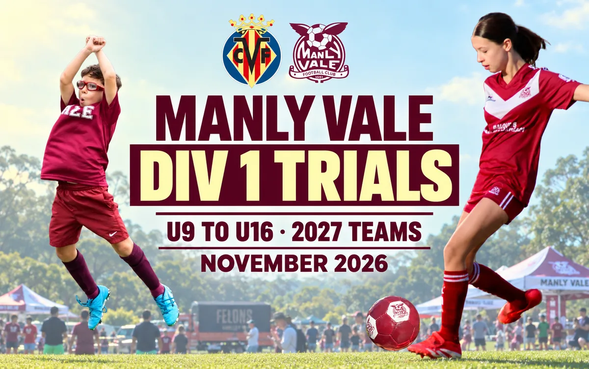 2027 Division 1 Pre-Selection Trials: U9 to U16